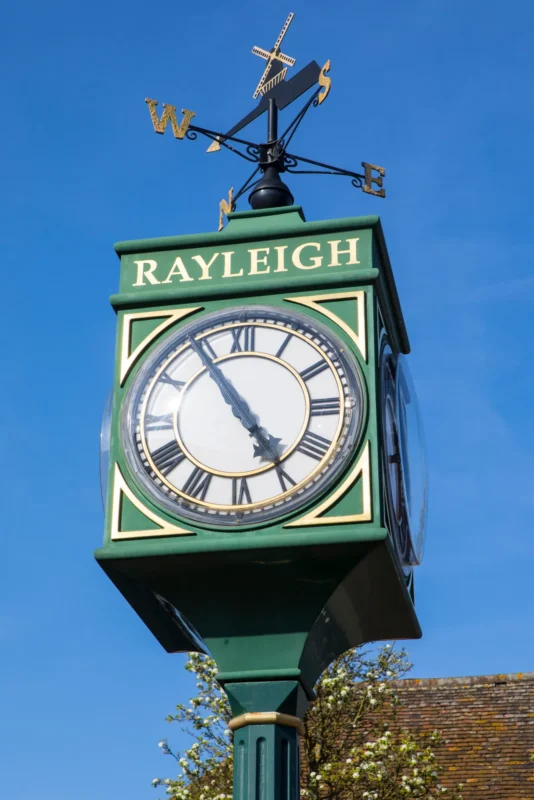 Rayleigh, Millennium Clock - Charcoal and Earth